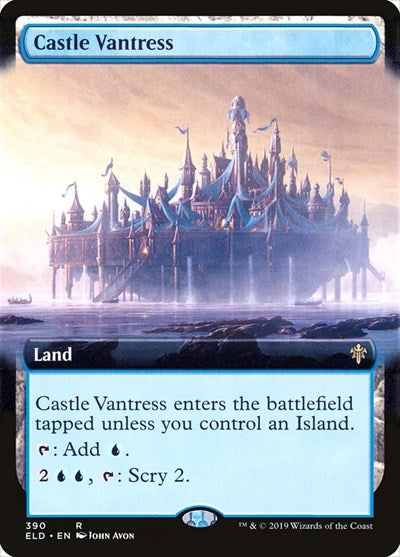 Castle Vantress (Extended Art) (Throne of Eldraine) Near Mint