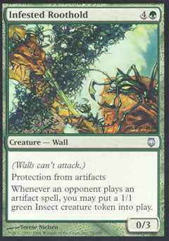 Infested Roothold (Darksteel) Near Mint Foil