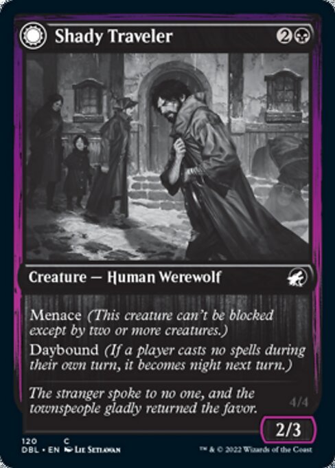 Shady Traveler / Stalking Predator (Innistrad: Double Feature) Near Mint