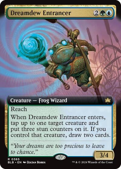 Dreamdew Entrancer (Extended Art) (Bloomburrow) Near Mint