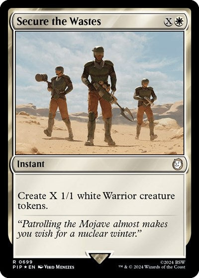 Secure the Wastes (Surge Foil) (Universes Beyond: Fallout) Near Mint
