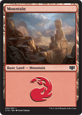Mountain (2) (Commander 2014 Edition) Near Mint