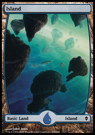 Island (234) (Zendikar) Good