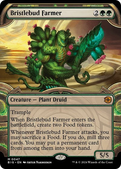 Bristlebud Farmer (Showcase) (Outlaws of Thunder Junction: The Big Score) Near Mint