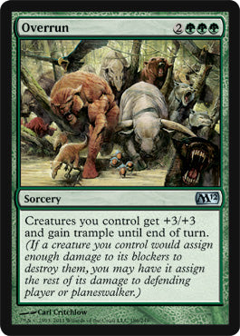 Overrun (Magic 2012 Core Set) Near Mint