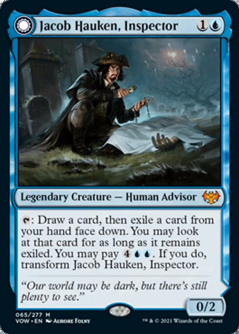 Jacob Hauken, Inspector / Hauken's Insight (Innistrad: Crimson Vow) Near Mint