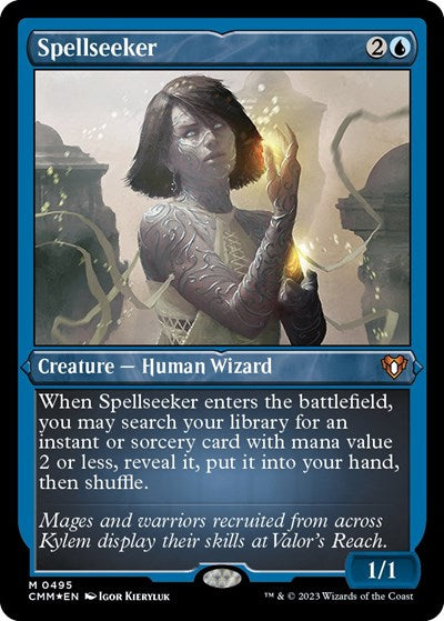 Spellseeker (Foil Etched) (Commander Masters) Near Mint