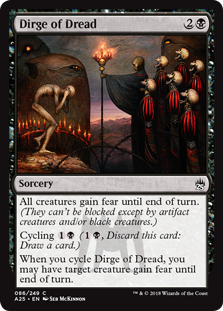 Dirge of Dread (Masters 25) Near Mint Foil