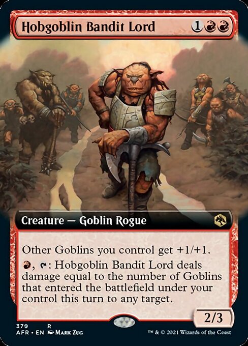 Hobgoblin Bandit Lord (Extended Art) (Adventures in the Forgotten Realms) Near Mint