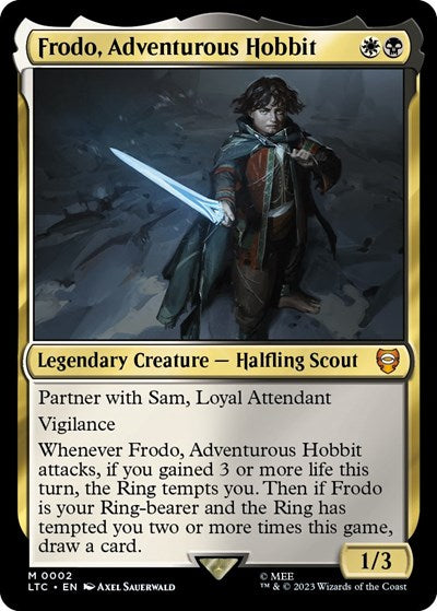 Frodo, Adventurous Hobbit (Commander: The Lord of the Rings: Tales of Middle-earth) Near Mint