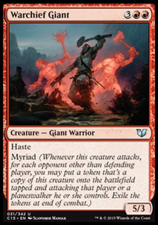 Warchief Giant (Commander 2015) Near Mint