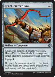 Heart-Piercer Bow (Khans of Tarkir) Near Mint Foil