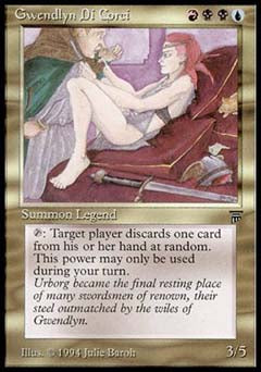 Gwendlyn Di Corci (Legends) Near Mint Italian