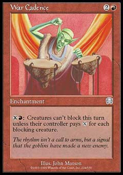 War Cadence (Mercadian Masques) Near Mint