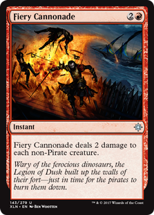 Fiery Cannonade (Ixalan) Near Mint