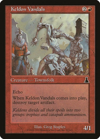 Keldon Vandals (Urza's Destiny) Near Mint