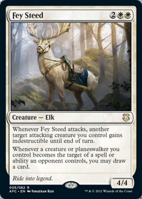 Fey Steed (Commander 2021 Forgotten Realms) Near Mint