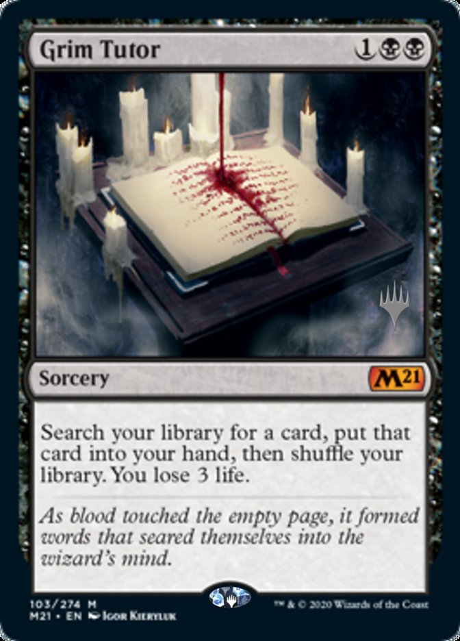Grim Tutor (Promo Pack) Near Mint