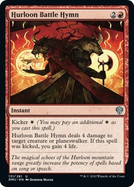 Hurloon Battle Hymn (Dominaria United) Near Mint Foil