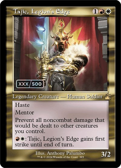 Tajic, Legion's Edge (Retro Frame) (Serial Numbered) (Ravnica Remastered) Near Mint