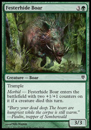 Festerhide Boar (Duel Decks: Jace vs Vraska) Near Mint