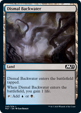 Dismal Backwater (Magic 2021 Core Set) Near Mint Foil