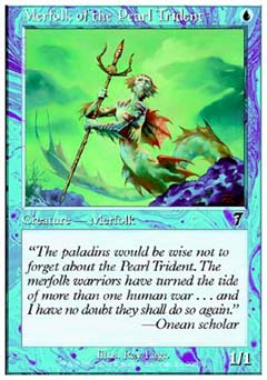 Merfolk of the Pearl Trident (7th Edition) Near Mint Foil