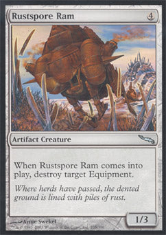 Rustspore Ram (Mirrodin) Light Play Foil
