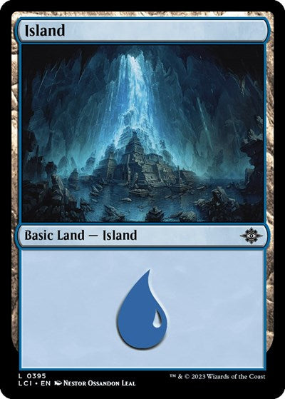 Island (0395) (The Lost Caverns of Ixalan) Near Mint Foil