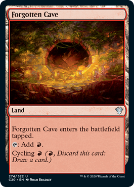 Forgotten Cave (Commander 2020 Ikoria) Near Mint