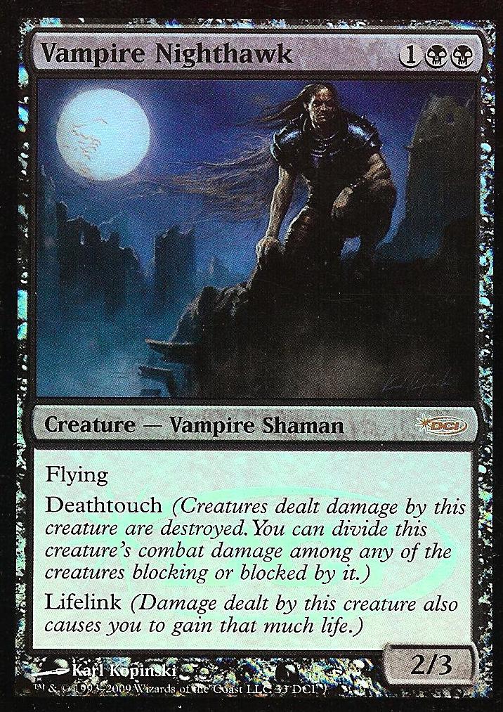 Vampire Nighthawk (WPN Foil) (Promotional Cards) Near Mint Foil