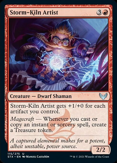 Storm-Kiln Artist (Strixhaven) Near Mint Foil