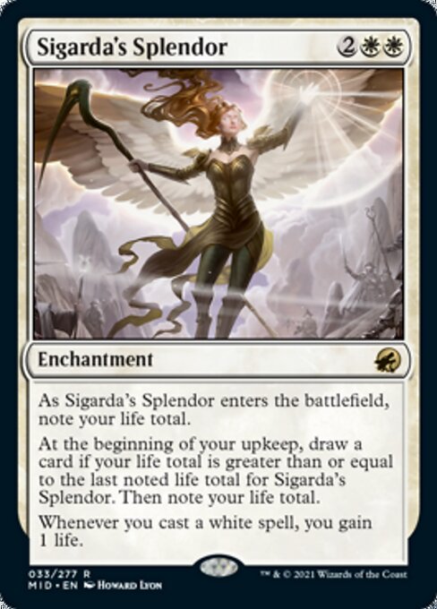 Sigarda's Splendor (Innistrad: Midnight Hunt) Near Mint