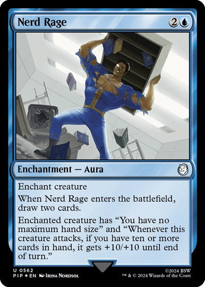 Nerd Rage (Surge Foil) (Universes Beyond: Fallout) Near Mint