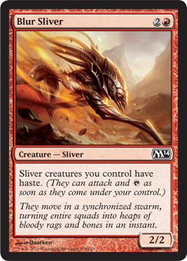 Blur Sliver (Magic 2014 Core Set) Near Mint Foil