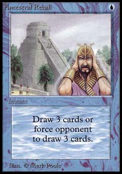 Ancestral Recall (Alpha) Near Mint