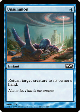 Unsummon (Magic 2013 Core Set) Near Mint Foil
