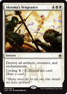 Akroma's Vengeance (Masters 25) Near Mint