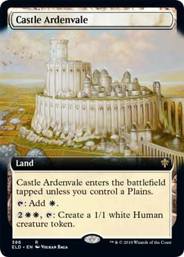 Castle Ardenvale (Extended Art) (Throne of Eldraine) Near Mint