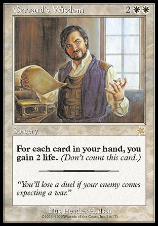 Gerrard's Wisdom (Starter 1999) Near Mint