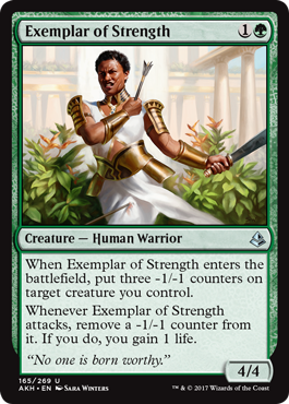 Exemplar of Strength (Amonkhet) Near Mint Foil