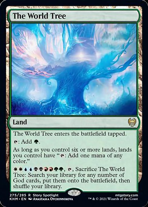 The World Tree (Kaldheim) Near Mint Foil