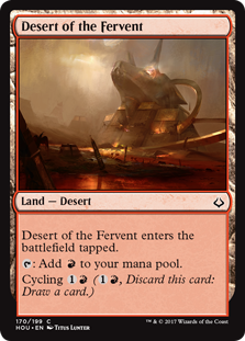 Desert of the Fervent (Hour of Devastation) Near Mint Foil