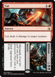Cut to Ribbons (Amonkhet) Near Mint