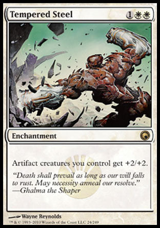 Tempered Steel (Scars of Mirrodin) Light Play