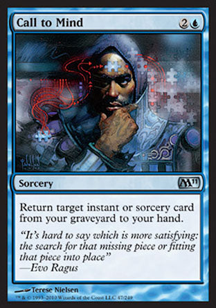 Call to Mind (Magic 2011 Core Set) Near Mint Foil