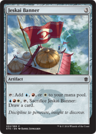 Jeskai Banner (Khans of Tarkir) Near Mint Foil