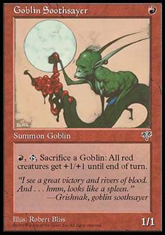 Goblin Soothsayer (Mirage) Near Mint