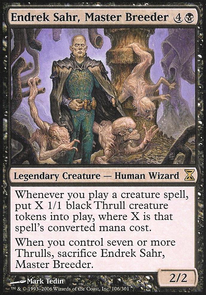 Endrek Sahr, Master Breeder (Time Spiral) Near Mint Foil