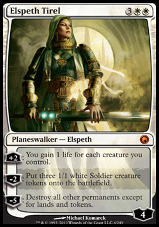Elspeth Tirel (Scars of Mirrodin) Near Mint Foil